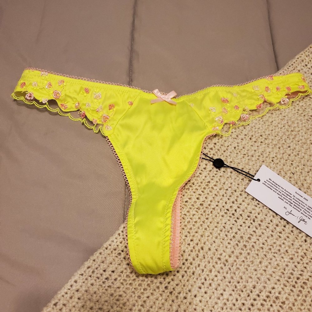 FLLxVS Wild Rose Thong Panty